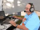 Jon Kelley busy on SSB (photo by Bill Frantz)